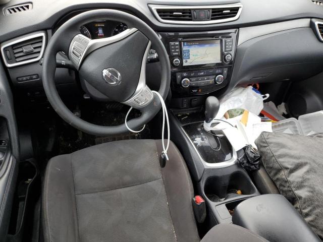 KNMAT2MV8GP699022 - 2016 NISSAN ROGUE S RED photo 8