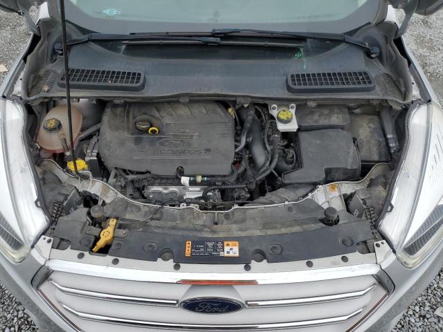 1FMCU9HD0JUC57646 - 2018 FORD ESCAPE SEL ვერცხლისფერი ფოტო 11
