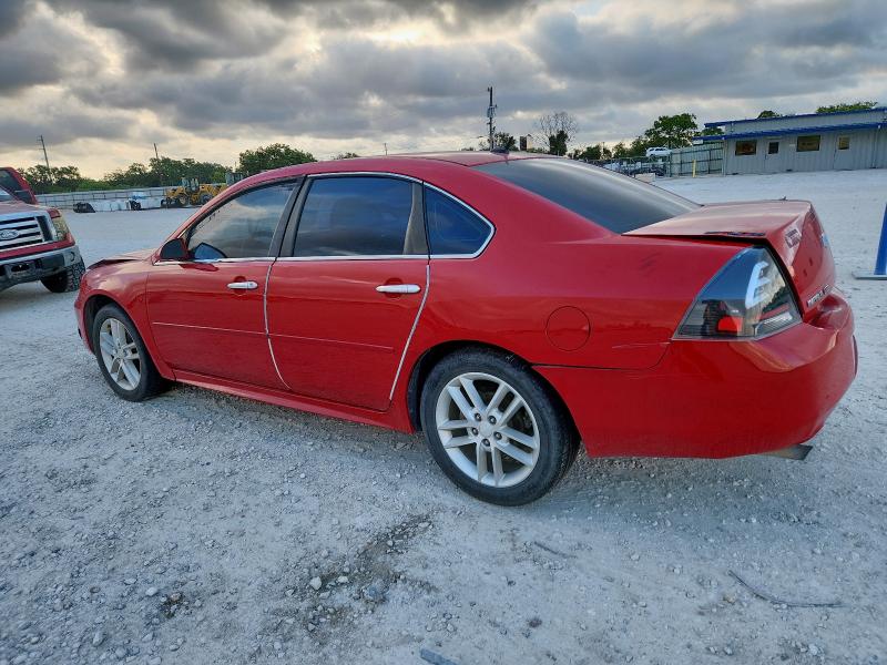 2G1WC5E35D1244215 - 2013 CHEVROLET IMPALA LTZ Красный фото 2