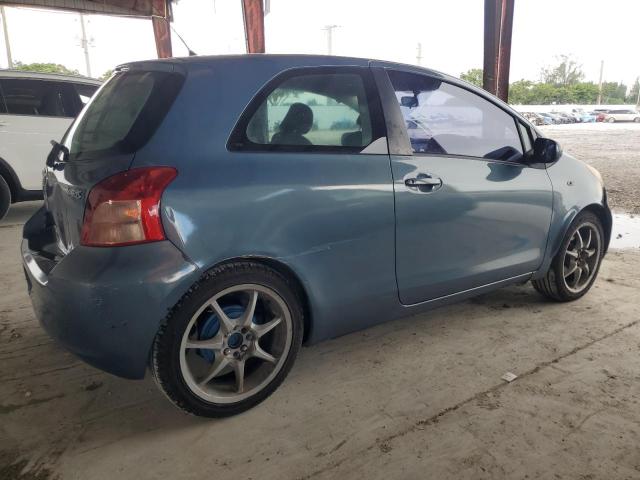 JTDJT923975091421 - 2007 TOYOTA YARIS BLUE photo 3