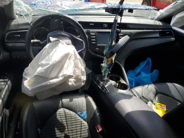 4T1M11AK0LU875351 - 2020 TOYOTA CAMRY SE BLACK photo 8