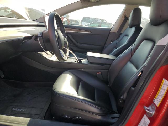 5YJ3E1EA4MF078455 - 2021 TESLA MODEL 3 红色 照片 7