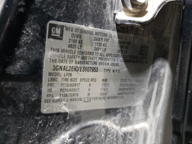 3GNAL2EKXES607953 - 2014 CHEVROLET CAPTIVA LS 黑色 照片 14