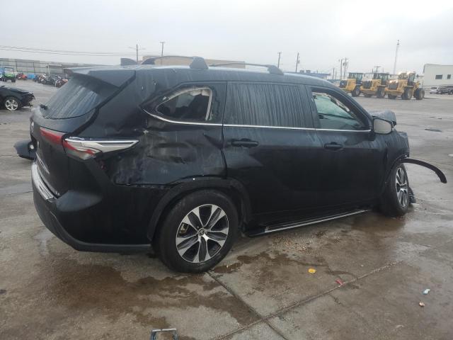 5TDGZRAH5MS060629 - 2021 TOYOTA HIGHLANDER XLE BLACK photo 3