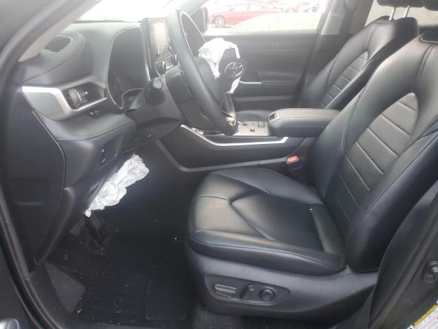 5TDGZRAH5MS060629 - 2021 TOYOTA HIGHLANDER XLE BLACK photo 7