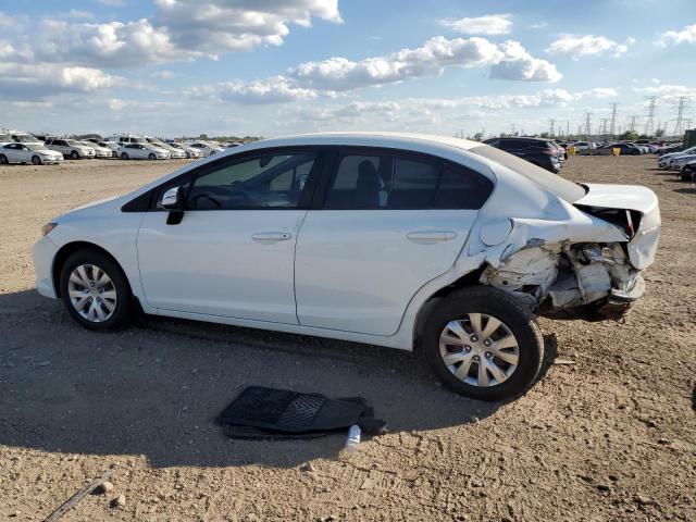 19XFB2F5XCE090921 - 2012 HONDA CIVIC LX WHITE photo 2