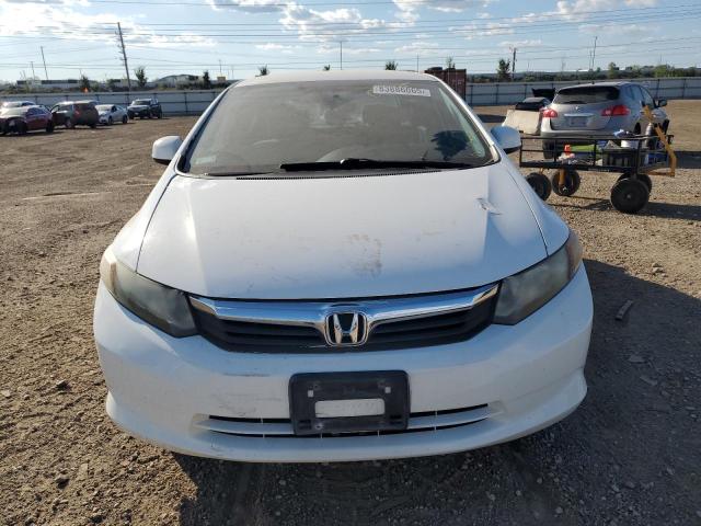 19XFB2F5XCE090921 - 2012 HONDA CIVIC LX WHITE photo 5