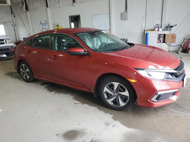 2HGFC2F67MH539887 - 2021 HONDA CIVIC LX BURGUNDY photo 4