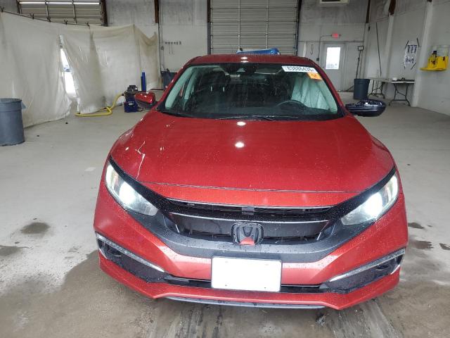 2HGFC2F67MH539887 - 2021 HONDA CIVIC LX BURGUNDY photo 5