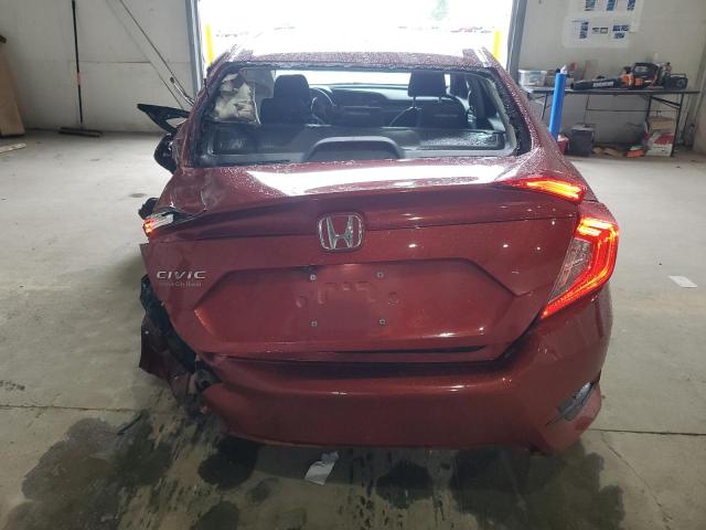 2HGFC2F67MH539887 - 2021 HONDA CIVIC LX BURGUNDY photo 6