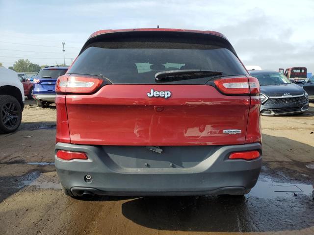 1C4PJLCB4HW586835 - 2017 JEEP CHEROKEE LATITUDE წითელი ფოტო 6