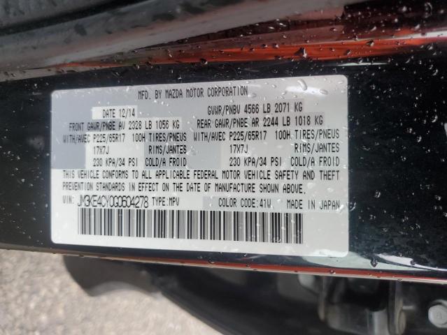 JM3KE4CY0G0604278 - 2016 MAZDA CX-5 TOURING BLACK photo 13