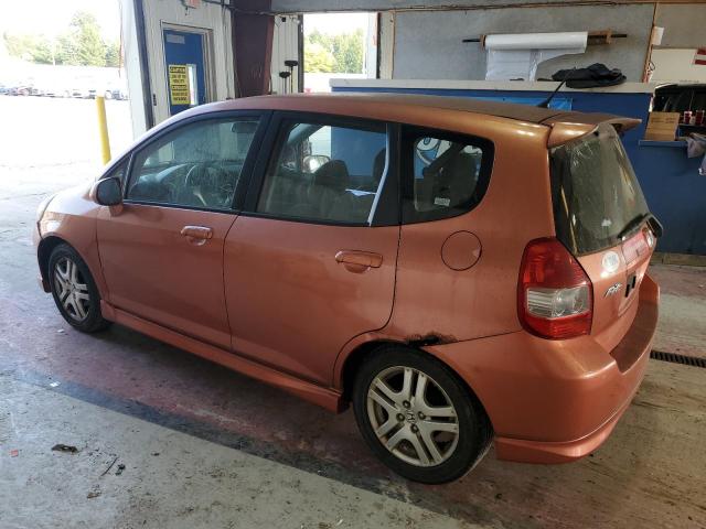 JHMGD38668S070324 - 2008 HONDA FIT SPORT ORANGE photo 2