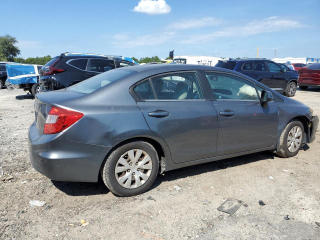 19XFB2F54CE085598 - 2012 HONDA CIVIC LX GRAY photo 3