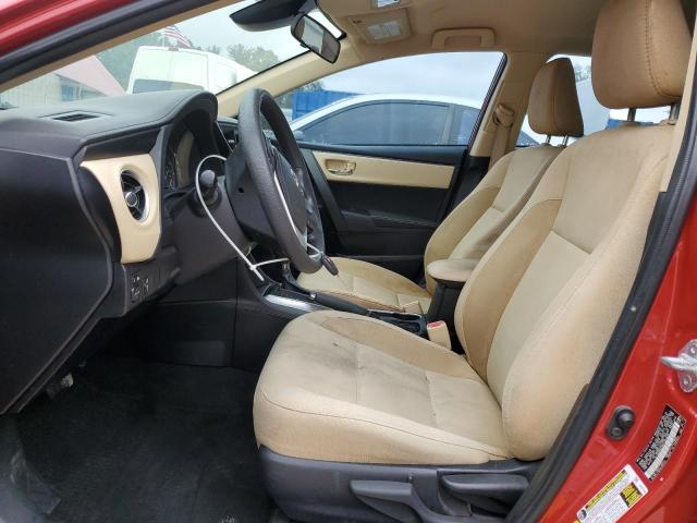 2T1BURHE9KC150876 - 2019 TOYOTA COROLLA L Rouge photo 7