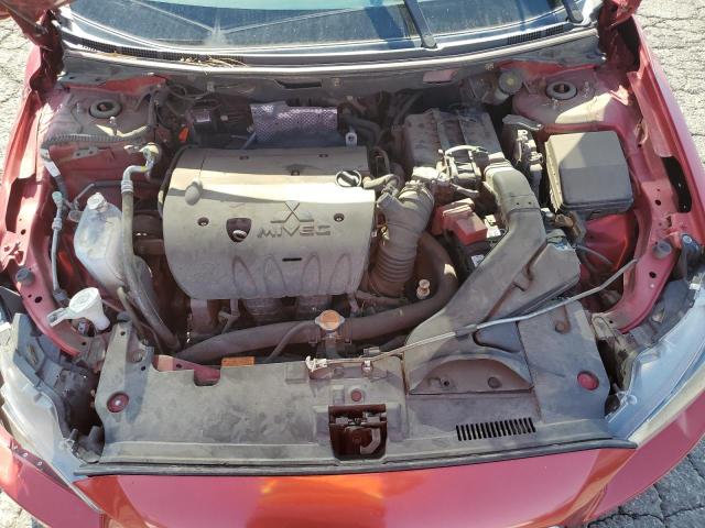 JA32U2FU7CU024407 - 2012 MITSUBISHI LANCER ES/ES SPORT BURGUNDY photo 11