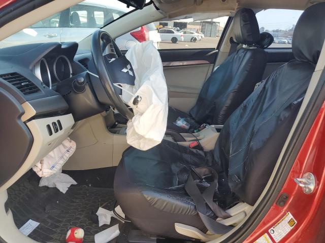 JA32U2FU7CU024407 - 2012 MITSUBISHI LANCER ES/ES SPORT BURGUNDY photo 7