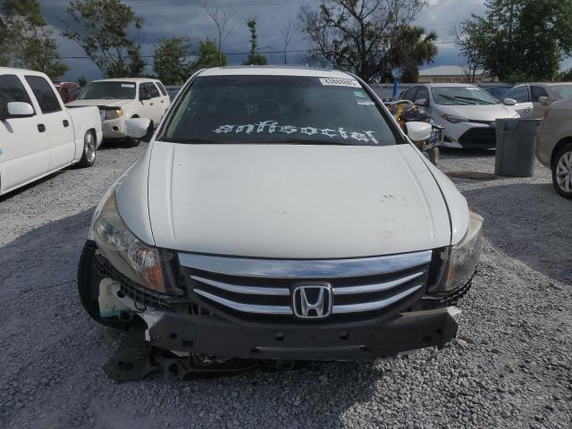 1HGCP2F84BA007551 - 2011 HONDA ACCORD EXL WHITE photo 5