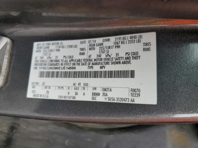 1FMCU9G96EUE14566 - 2014 FORD ESCAPE SE Boz foto 13