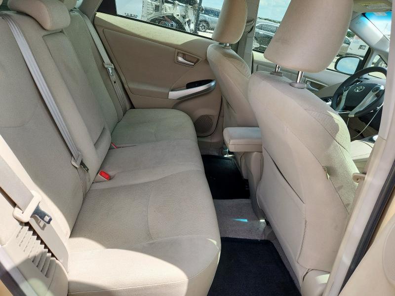 JTDKN3DU5B1421329 - 2011 TOYOTA PRIUS ბეჟი ფოტო 10