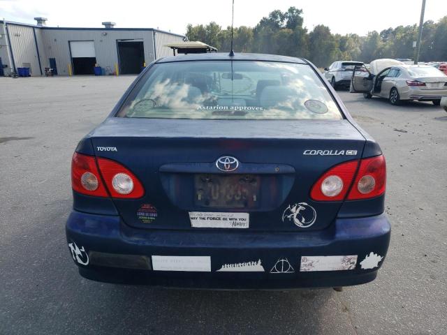 1NXBR32E87Z871140 - 2007 TOYOTA COROLLA CE Azul foto 6