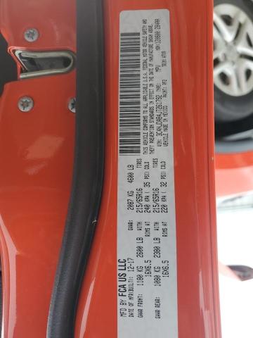 3C4NJDAB4JT261792 - 2018 JEEP COMPASS SPORT Оранжевый фото 13