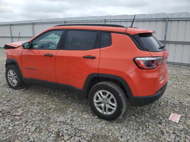 3C4NJDAB4JT261792 - 2018 JEEP COMPASS SPORT Оранжевый фото 2