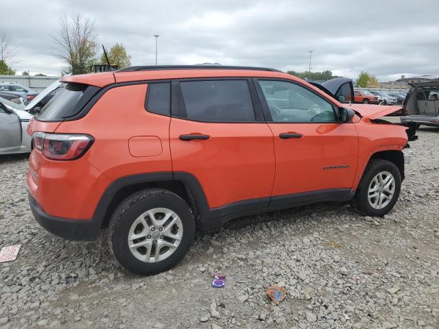 3C4NJDAB4JT261792 - 2018 JEEP COMPASS SPORT Оранжевый фото 3
