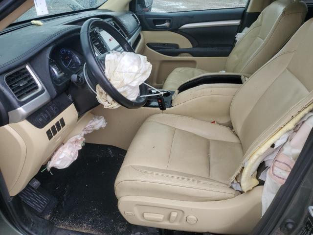 5TDJZRFH0JS908507 - 2018 TOYOTA HIGHLANDER SE Vert photo 7