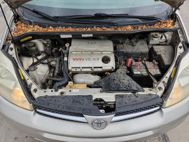 5TDZA22C25S308492 - 2005 TOYOTA SIENNA XLE SILVER photo 12