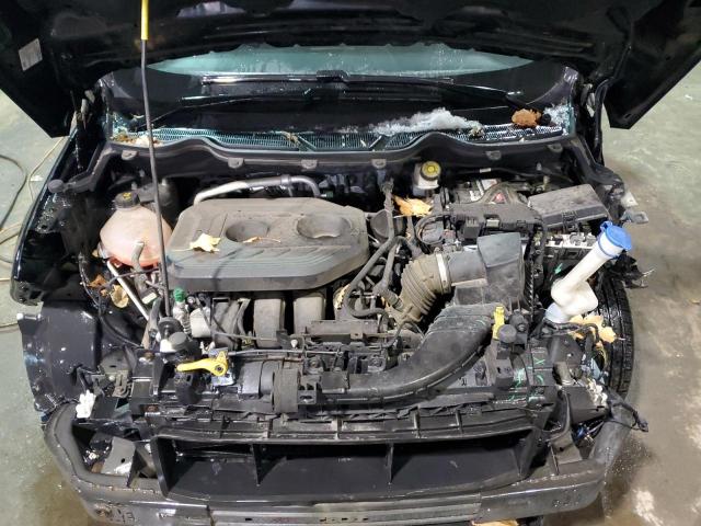 MAJ6P1ULXJC206044 - 2018 FORD ECOSPORT SE შავი ფოტო 12