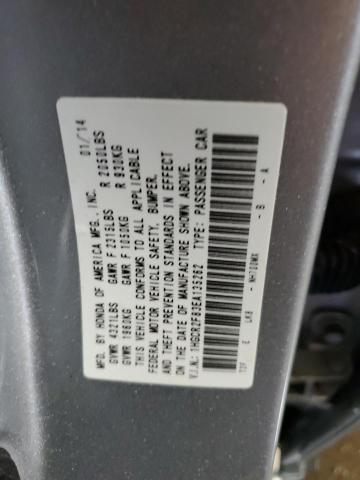 1HGCR2F83EA135262 - 2014 HONDA ACCORD EXL SILVER photo 13