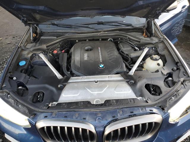 5UXTS3C5XJ0Y95576 - 2018 BMW X3 XDRIVEM40I ლურჯი ფოტო 12