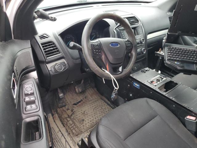 1FM5K8AR4HGD58910 - 2017 FORD EXPLORER POLICE INTERCEPTOR თეთრი ფოტო 8