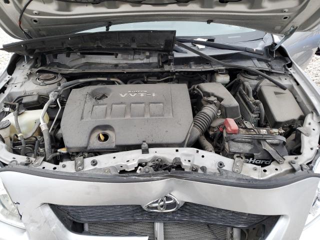 1NXBU4EE5AZ361416 - 2010 TOYOTA COROLLA LE BASE GRAY photo 11