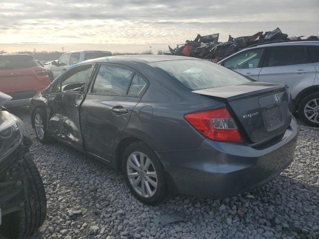 2HGFB2F94CH508785 - 2012 HONDA CIVIC EXL შავი ფოტო 2