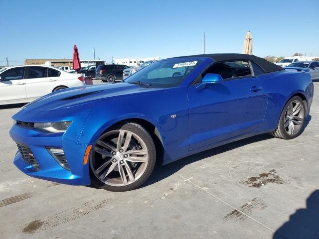 1G1FH3D73J0162310 - 2018 CHEVROLET CAMARO SS BLUE photo 1