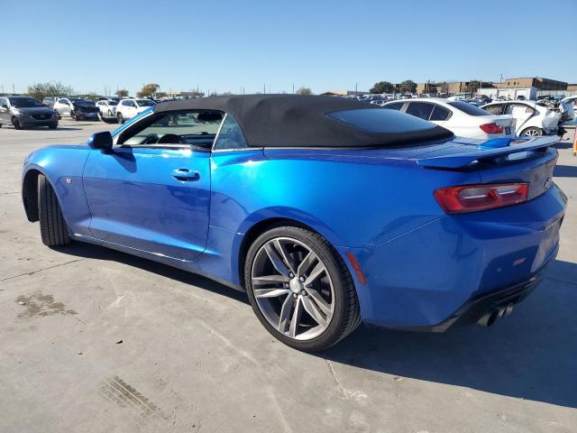1G1FH3D73J0162310 - 2018 CHEVROLET CAMARO SS BLUE photo 2