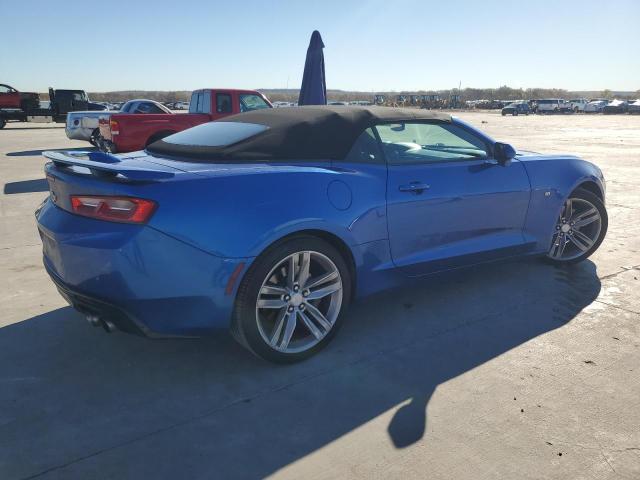 1G1FH3D73J0162310 - 2018 CHEVROLET CAMARO SS BLUE photo 3