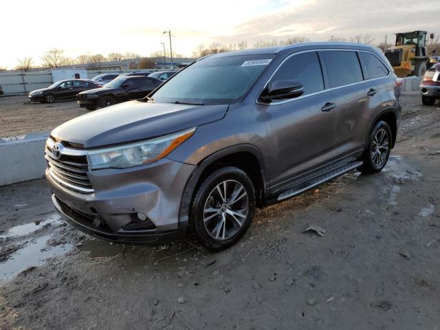 2016 TOYOTA HIGHLANDER XLE, 