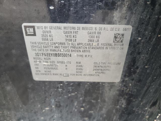 3GYFNEEY8BS650014 - 2011 CADILLAC SRX PERFORMANCE COLLECTION Schwarz Foto 13