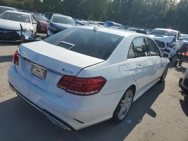 WDDHF8JB8EA807020 - 2014 MERCEDES-BENZ E 350 4MATIC WHITE photo 3