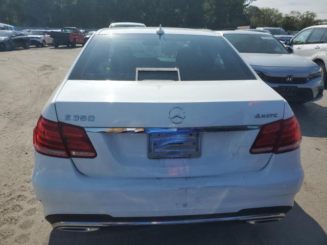WDDHF8JB8EA807020 - 2014 MERCEDES-BENZ E 350 4MATIC WHITE photo 6