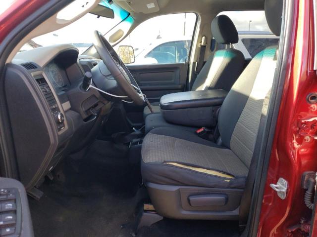 1C6RD7KT0CS142392 - 2012 DODGE RAM 1500 ST أحمر صورة 7