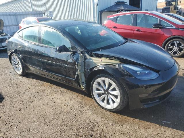 5YJ3E1EB8NF233535 - 2022 TESLA MODEL 3 შავი ფოტო 4