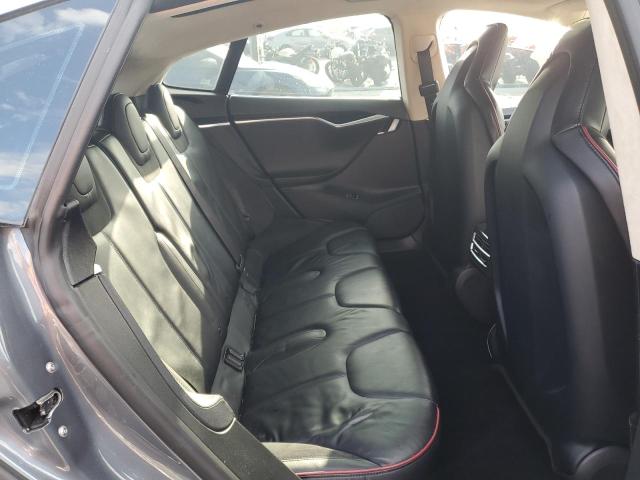 5YJSA1DP1DFP14164 - 2013 TESLA MODEL S Сірий фото 10