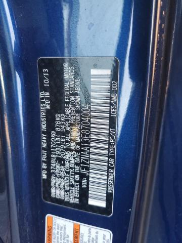 JF1ZNAA13E8704004 - 2014 TOYOTA SCION FR-S BLUE photo 12