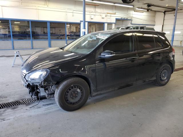 WVWDB7AJ1EW008429 - 2014 VOLKSWAGEN GOLF BLACK photo 1