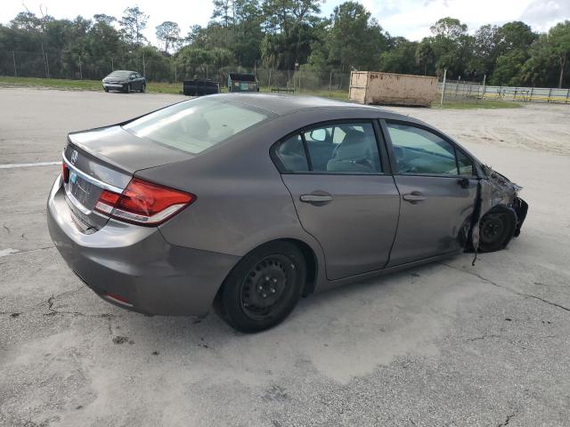 19XFB2F57DE221563 - 2013 HONDA CIVIC LX GRAY photo 3