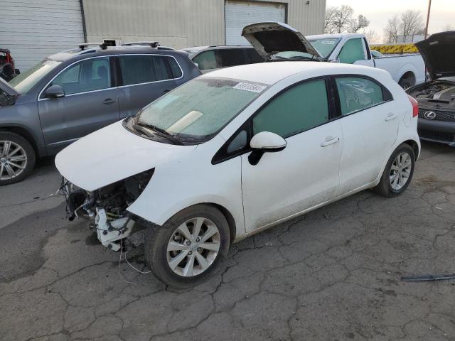 KNADN5A31D6300977 - 2013 KIA RIO EX WHITE photo 1